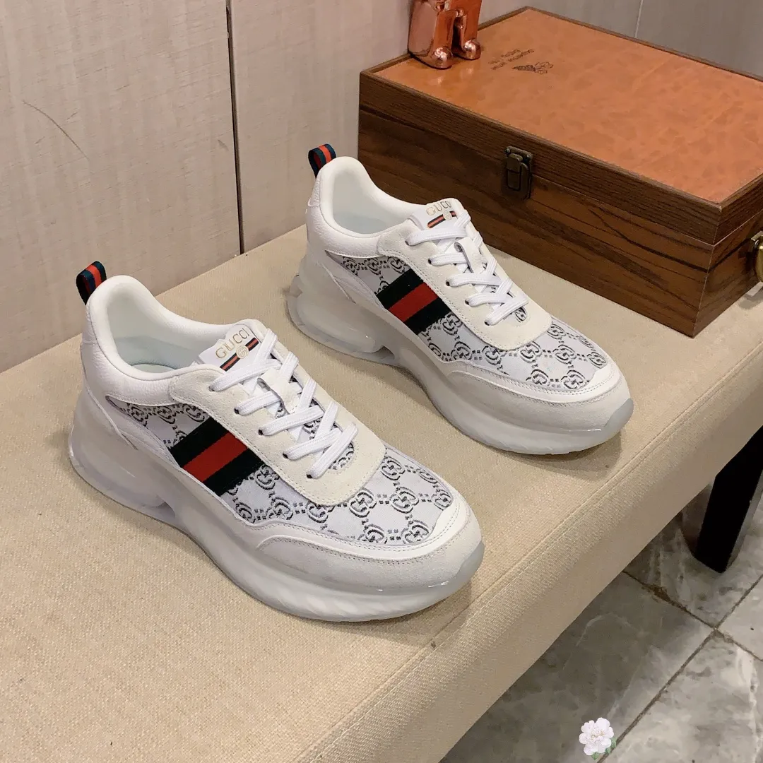 Men's men's shoes💰460💰💰🎩🎩[Lightning][Lightning] "Gucci*" The latest • popular casual shoes, top brand [seduce] luxury ~ purchasing agency, top ~ quality. [Strong] The upper is made of imported breathable cowhide with material ➕ breathable sheepskin feet (•) and fine workmanship. The original stylish and stylish soft rubber wear-resistant and non-slip outsole is light and comfortable on the feet. The real thing looks better when taken in real life. 013: code: 38-44, 4️⃣ colors